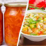 Ízletes levesöntet: 10 perc alatt üvegeket és téli levest készítek